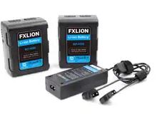  Dual Square Compact Battery & Charger Kit 
