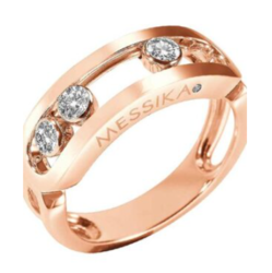 Pink Gold Diamond Rings