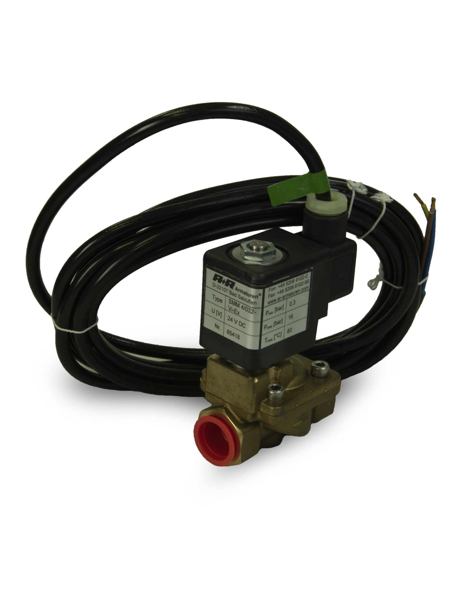 SOLENOID VALVE 1/2 Inches 24 V DC, NORMALLY CLOSED, 0.3-16 BAR