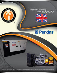 Perkins Generators from Maverick Construction Equipments Trading  Ajman, 