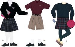 School uniforms from  , United Arab Emirates