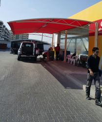 Buy SERVICE STATION SUN SHADES IN UAE from Car Parking Shades  in UAE