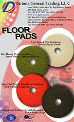 Floor Scrubbing Pad Suppliers In UAE from Daitona General Trading Llc  Dubai, UNITED ARAB EMIRATES