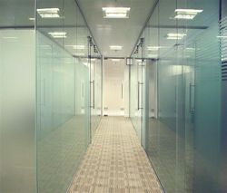 Buy GLASS PARTITION UAE  from White Metal Contracting Llc in UAE