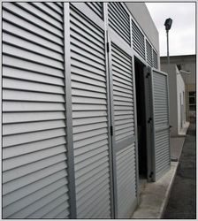 Buy ALUMINIUM LOUVER DOOR UAE  from White Metal Contracting Llc in UAE