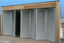 Buy ALUMINIUM LOUVER DOOR UAE  from White Metal Contracting Llc in UAE