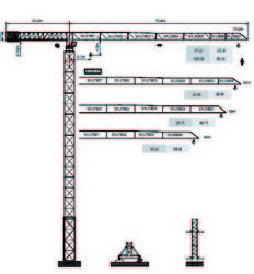 Dubai Tower Crane - Yongmao Tower Crane STT2200 from House Of Equipment Llc  Dubai, 