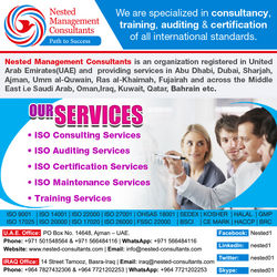 Our Services Nested Management Consultants from Iso Consultants / Nested Management Consultants  Ajman, 
