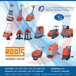 Roots Cleaning Machinery Suppliers In Uae from Daitona General Trading Llc  Dubai, UNITED ARAB EMIRATES