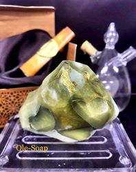 Gold In Quartz Gemstone| Handmade Soap| Ole Soap from Ole Soap Manufacturing Llc  , 
