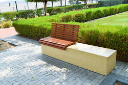 Buy PRECAST CONCRETE BENCH MANUFACTURER IN AL AIN from Alcon Concrete Products Factory Llc in UAE