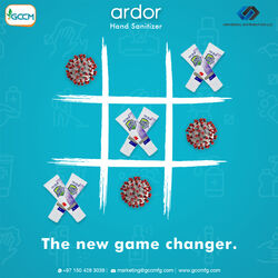  Ardor hand sanitizer from Gulf Center Cosmetics Manufacturing  Dubai, 