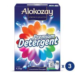 Offers and Deals in UAE For Alokozay premium detergent 4.5kg x 3 detergent