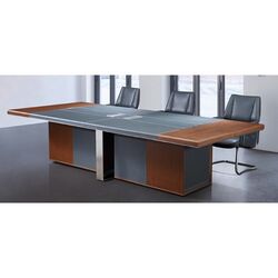 Buy  STAINLESS STEEL FRAME CONFERENCE TABLE from Mahmayi Office Furniture in UAE