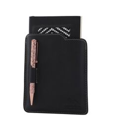 NOTEBOOK  SET WITH WOVEN LEATHER in UAE