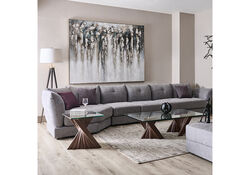 Corner sofa + ottoma ... from Al Huzaifa Furnitrue Dubai, UNITED ARAB EMIRATES