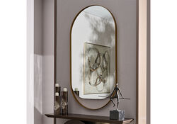 Buy  OVAL MIRROR â€“LUNA from Al Huzaifa Furnitrue in UAE