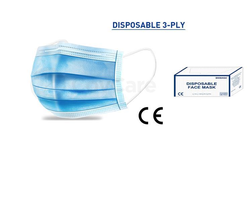 Buy DISPOSABLE FACE MASK  from Mastermed Equipment Trading Llc in UAE