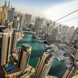 ZIPLINE IN Dubai Mar ... from Travelex Travels & Tours Llc Dubai, UNITED ARAB EMIRATES