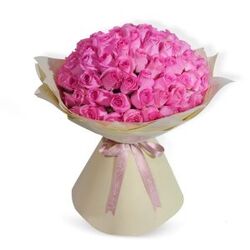 Pink Roses with long ... from Dubai Flowers Dubai, UNITED ARAB EMIRATES