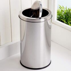 Buy DUSTBIN SS SWING BIN from Al Nojoom Cleaning Equipment in UAE
