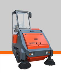 Buy RIDE ON SWEEPER MACHINE WITH DIESEL OPERATED from Al Nojoom Cleaning Equipment in UAE