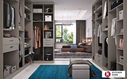 Buy BEDROOM LUXURY CLOSET from Kitchen King Uae in UAE