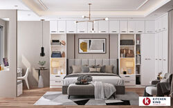 Buy BEDROOM WARDROBES - LIGHT IT UP from Kitchen King Uae in UAE