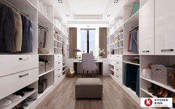 Buy CUSTOMIZED WALK-IN WARDROBE from Kitchen King Uae in UAE