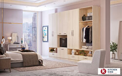 Buy BEDROOM CLOSET WITH TV CABINET from Kitchen King Uae in UAE