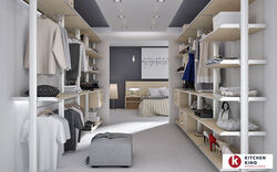 Buy BED ROOM WALK-IN WARDROBE from Kitchen King Uae in UAE