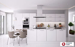 Buy LUXURY OPEN WHITE KITCHEN from Kitchen King Uae in UAE