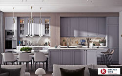 Buy MODERN GRAY KITCHEN - NEW CLASSIC from Kitchen King Uae in UAE