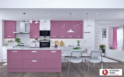 Buy PINK AND WHITE KITCHEN - COLOR CHOICE from Kitchen King Uae in UAE