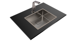 Buy  INSET SINK-TEKA FLEXLINEA RS15 50.40 TITANIUM from Kitchen King Uae in UAE