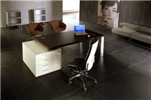 Buy EXECUTIVE DESK WHT BRWN from Marlin Furniture (l.l.c) in UAE