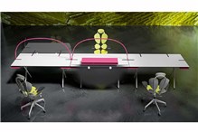 Buy MANAGERIAL DESK-HOOK from Marlin Furniture (l.l.c) in UAE