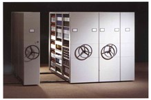 Buy MECHANICAL WHEEL TYPE MOBILE FILING CABINET from Marlin Furniture (l.l.c) in UAE