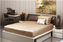 Buy DOUBLE BED WITH LEATHER from Marlin Furniture (l.l.c) in UAE