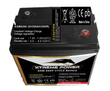 Buy MAINTENANCE FREE BATTERY AGM6235 : 6V, 235 AH from Cleantech Gulf Fzco in UAE