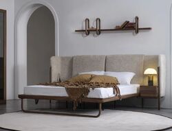 Buy BEDSTEAD AND 2X BEDSIDE TABLES from Ebarza Furniture in UAE