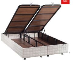 Buy KING SIZE CONCORD BED BASE WITH STORAGE  from Ebarza Furniture in UAE