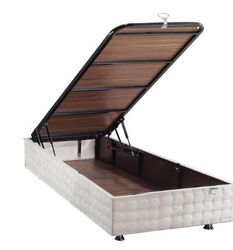 Buy  SINGLE SIZE CONCORD BED BASE WITH STORAGE from Ebarza Furniture in UAE