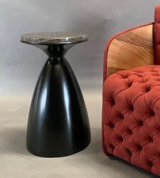 Buy QUEEN NATURAL MARBLE SIDE TABLE  from Ebarza Furniture in UAE