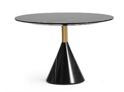 Buy NATURAL MARBLE SIDE TABLE-ST8644-70A-BK from Ebarza Furniture in UAE