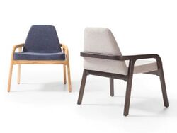 Buy  SOLID ASH WOOD LOUNGE CHAIR from Ebarza Furniture in UAE