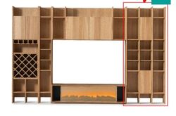 Buy  WALL UNIT BOOKSHELVES TRIPLE MODULE  from Ebarza Furniture in UAE