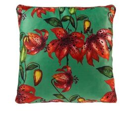 Buy FLORAL GREEN DECORATIVE PILLOW from Ebarza Furniture in UAE