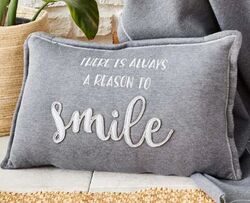 Buy EMBROIDERED FILLED PILLOWCASE from Ebarza Furniture in UAE