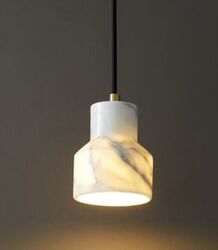 Buy WHITE MARBLE PENDANT LAMP  from Ebarza Furniture in UAE